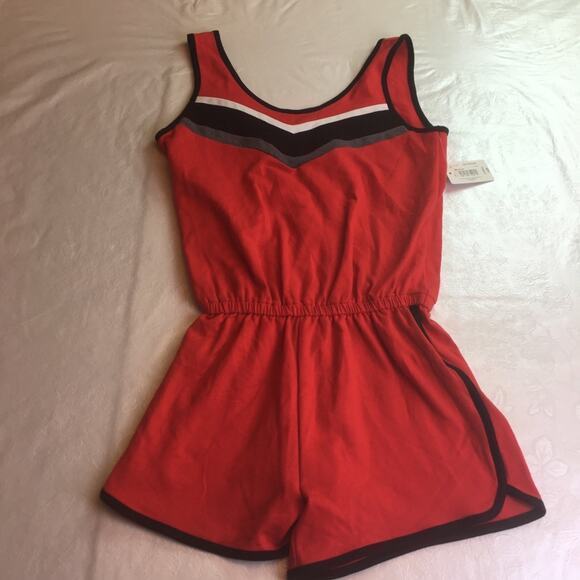 Flirtitude Active Romper Red Gray X-Small - Picture 10 of 12